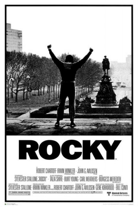 楽天市場】ロッキー 映画ポスター 軽量アルミ製フィットフレーム付 