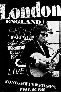 �{�u�f�B���� �|�X�^�[�t���[���Ȃ� 91.5×61cm BOB DYLAN In London England