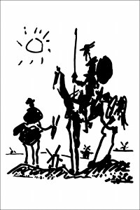sJ\i hLz[e |X^[ 91.5×61cm ؐA[gt[t puEsJ\ hELz[e Picasso Don Quixote