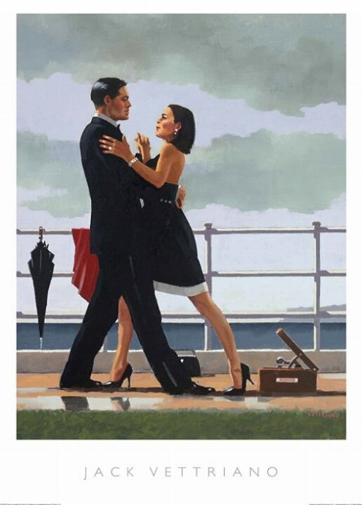 楽天市場 ジャック ベトリアーノ作品 Anniversary Waltz アートプリント アートフレーム付 美術工芸の檜屋