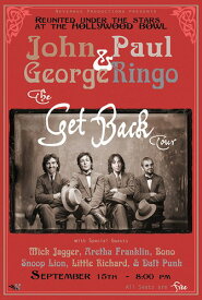 ビートルズ ザ・ゲット・バック・ツアー ポスター 91.5×61cm 木製アートフレーム付 The Get Back Tour