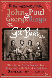 �r�[�g���Y �U�E�Q�b�g�E�o�b�N�E�c�A�[ �|�X�^�[ 91.5×61cm �ؐ��A�[�g�t���[���t The Get Back Tour