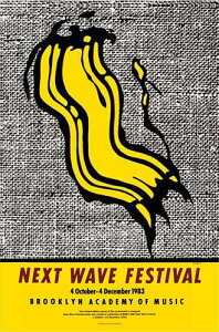 ���L�e���X�^�C����i Next Wave Festival, 1983 �A�[�g�|�X�^�[ �t���[���Ȃ� 91.5×61cm