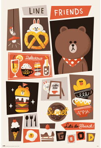 CtY |X^[ t[(z)Ȃ LINE FRIENDS 91.5×61cm