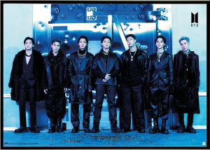 BTS 1 �|�X�^�[ �y�ʃA���~���t�B�b�g�t���[���t 91.5×61cm 3�����{�����\��