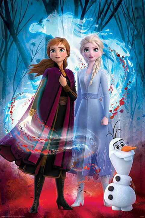 楽天市場】ポスター アナと雪の女王2 フレーム(額)なし 91.5×61cm 
