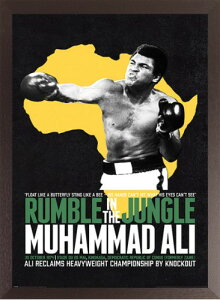 ���n���h�A�� �L���V���T�̊�� �|�X�^�[ �ؐ��A�[�g�t���[���t ���n���h�E�A�� MUHAMMAD ALI 91.5×61cm 24×36inch