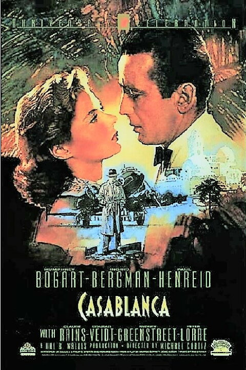 洋画映画ポスター カサブランカ