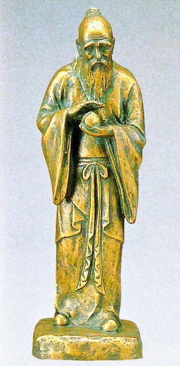 楽天市場】不老長寿の置物 北村西望作品 日本彫刻界の最高峰 高岡銅器 