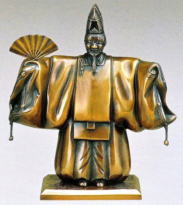 楽天市場】翁の置き物 高岡銅器の和風置物 台付翁 化粧箱付 送料無料 