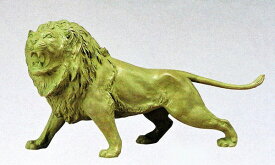 ライオンの置物 ライオンのブロンズ 高岡銅器 送料無料
