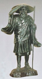 親鸞聖人の銅像 50号 高さ140cm 般若純一郎作品 高岡銅器の神仏具 送料無料