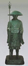 弘法大師の銅像 弘法大師像70号 真言宗 高さ215cm 高岡銅器 御寺へのご建立を