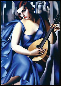 ^} h sbJi Woman Blue Guitar A[g|X^[ yʃA~t[t 91.5×61cm ^}hsbJ