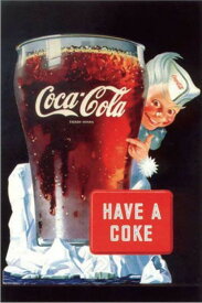 コカ コーラ Have a Coke ポスター 軽量スタイリッシュアルミ製フィットフレーム付 91.5×61cm