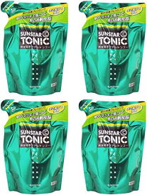 まとめ買いサンスタートニック爽快頭皮ケアシャンプー 詰替え用×4個