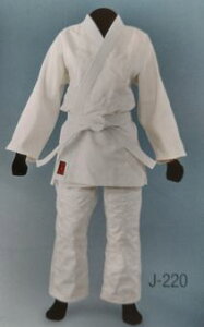 初心者向け 柔道衣 山嵐J220  上下衣(白帯つき) 幼児 少年  クラブ活動練習用  柔道着