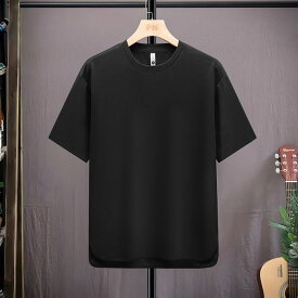 【1点5％OFF、2点20％OFF】Tシャツ メンズ 半袖 カットソー 夏服 ティーシャツ メンズ ビッグt 無地 大きいサイズ 軽い 柔らかい シルエット かっこいい カジュアル トップス おしゃれ ファッション 送料無料