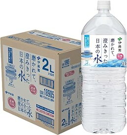[2CS]伊藤園 磨かれて、澄みきった日本の水 信州 (2L×6本)×2箱