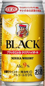 【1CS】ブラックニッカ クリアハイボール 缶 350ml(24本入り） ニッカウイスキー