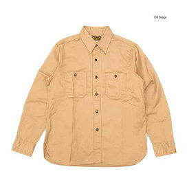 バズリクソンズ BUZZ RICKSON'S BR29390 ヘリンボーン ワークシャツ 長袖 メンズ | ヒノヤ HINOYA