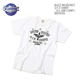 BUZZ RICKSON'S バズリクソンズ - S/S T-SHIRT - U.S. AIR CORPS - BR78705
