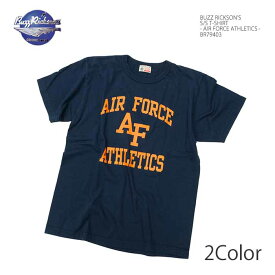 バズリクソンズ BUZZ RICKSON'S BR79403 Tシャツ 半袖 - AIR FORCE ATHLETICS - ミリタリー メンズ | ヒノヤ