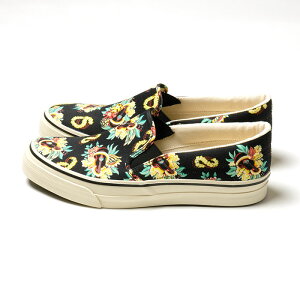 SUN SURF �T���T�[�t SLIP-ON SHOES �gMACINTOSH UKULELE�h SS02590 ���{�� ���Y �X���b�|�� �f�b�L�V���[�Y �L�����o�X �A���n �n���C�A�� ��������