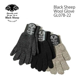 Black Sheep ブラックシープ GL07B-22 イギリス製 ウール グローブ 手袋 リーズナブル 羊 保温性 防水性