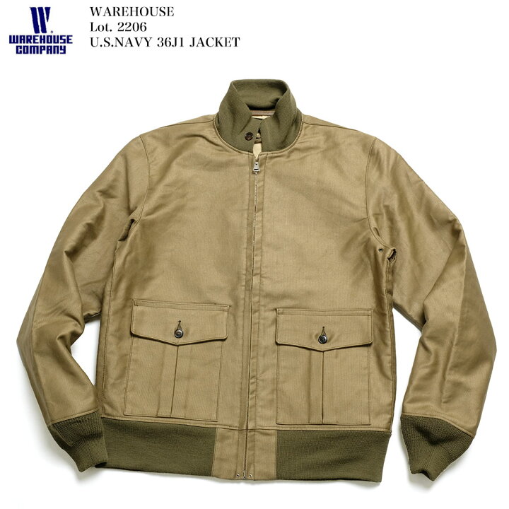 楽天市場】ウエアハウス WAREHOUSE Lot.2206 U.S.NAVY 36J1 JACKET  