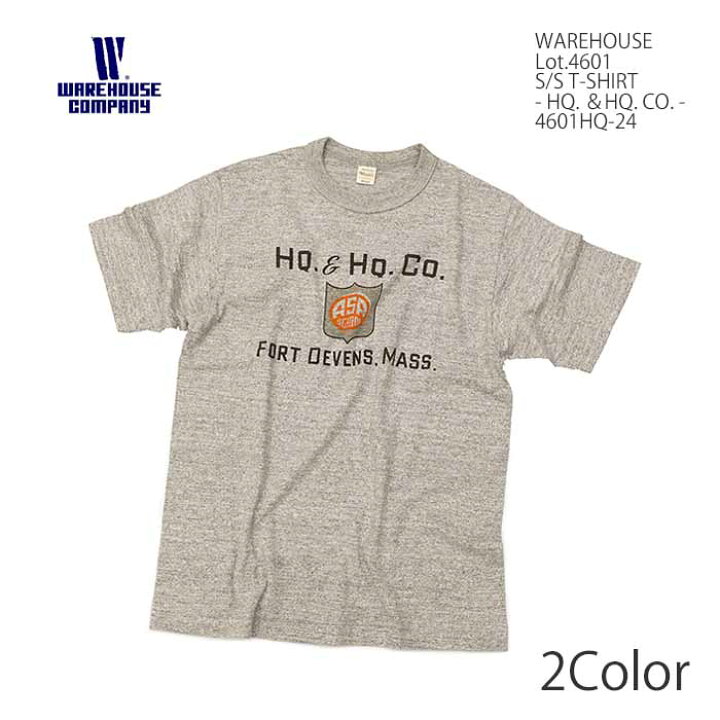 楽天市場】ウエアハウス WAREHOUSE 4601HQ-24 Tシャツ 半袖 ノン 