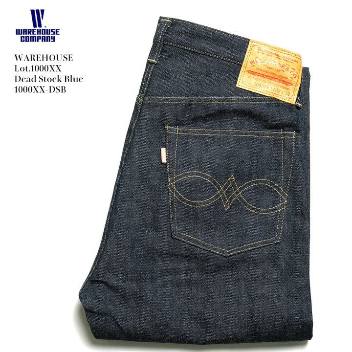 楽天市場】WAREHOUSE ウエアハウス Lot.1000XX Dead Stock Blue 1000XX 