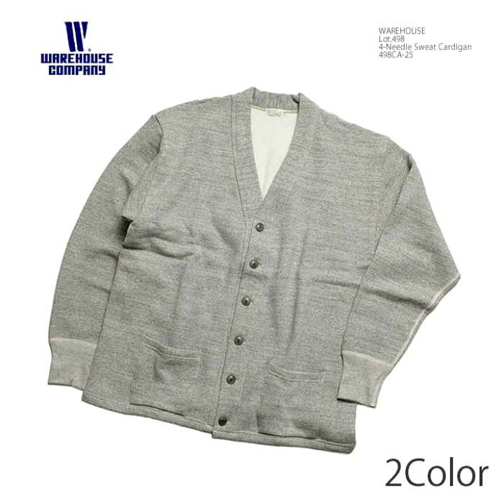 楽天市場】ウエアハウス WAREHOUSE 498CA-25 Lot.498 4本針スウェット 