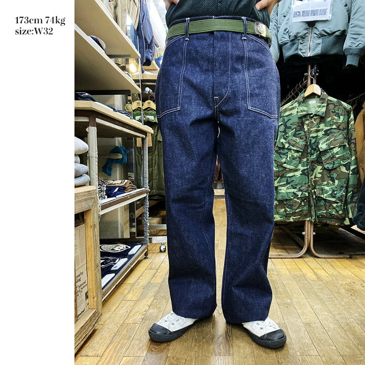 楽天市場】WAREHOUSE ウエアハウス U.S.ARMY DENIM PANTS 1221 送料 
