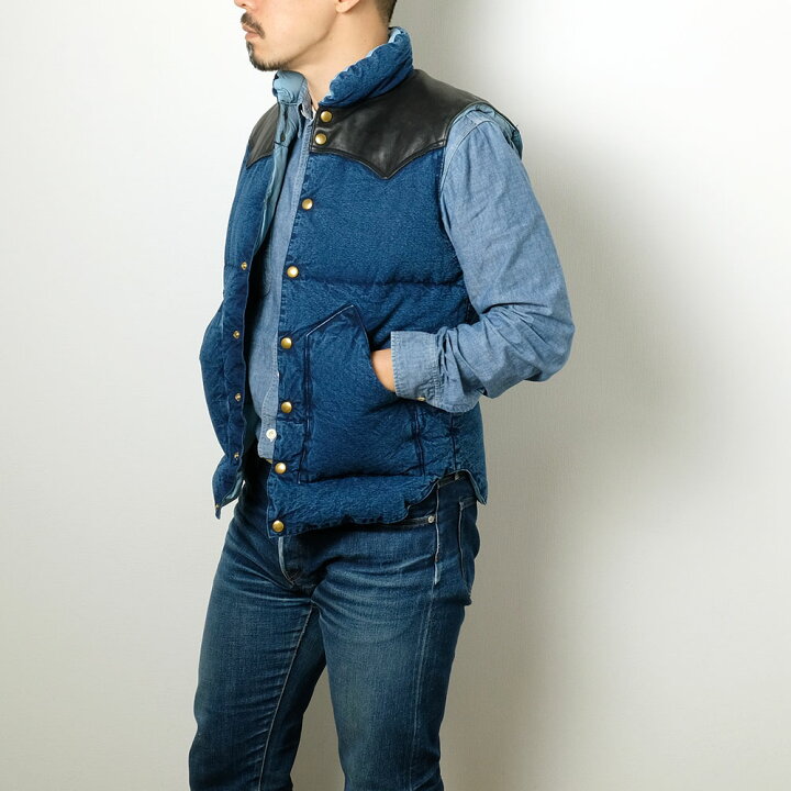楽天市場】WAREHOUSE x Rocky Mountain Featherbed INDIGO CHAMBRAY 