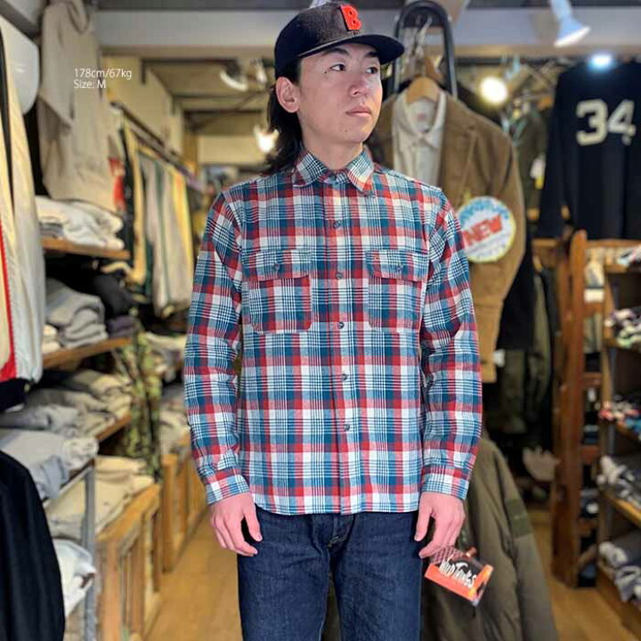 楽天市場】ウエアハウス WAREHOUSE 3104D-23 Lot.3104 ネルシャツ 