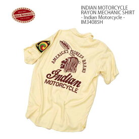 INDIAN MOTORCYCLE インディアンモーターサイクルRAYON MECHANIC SHIRT - Indian Motorcycle - IM34085H
