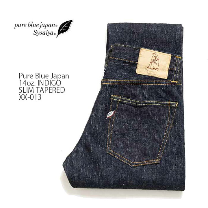 楽天市場】pure blue japan ピュア ブルー ジャパン14oz. INDIGO SLIM 