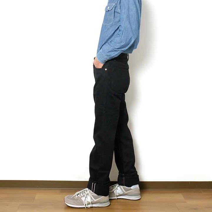楽天市場】桃太郎ジーンズ MOMOTARO JEANS ブラックデニム 出陣 スリム 