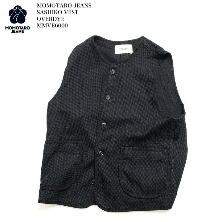 楽天市場】桃太郎ジーンズ MOMOTARO JEANS MMVE6000 刺し子 ベスト 