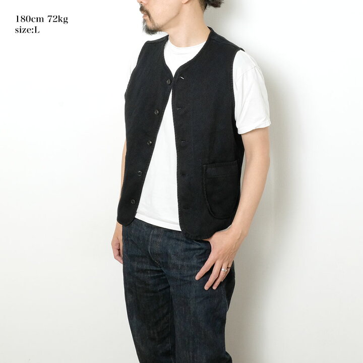 楽天市場】桃太郎ジーンズ MOMOTARO JEANS MMVE6000 刺し子 ベスト 