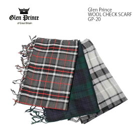 Glen Prince　グレンプリンス　WOOL CHECK SCARF　GP-20　≪新商品！≫