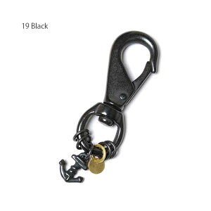 Button Works �{�^�����[�N�XBLACK LINESWIVEL ANCHOR RING HOOKBW-0095