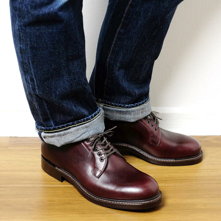 楽天市場】WHEEL ROBE（ウィールローブ） PLAIN TOE BLUCHER OX WR 