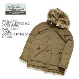 ALASKA SLEEPING BAG (アラスカ スリーピング バッグ) GOOSE DOWN MADE IN USA "ARCTIC" WORK & HUNTING COAT AS15004