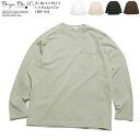 バーガスプラス BURGUS PLUS HBP-021 L/S ポケットTeeシャツ ロンT オーガニックコットン メンズ | ヒノヤ HINOYA