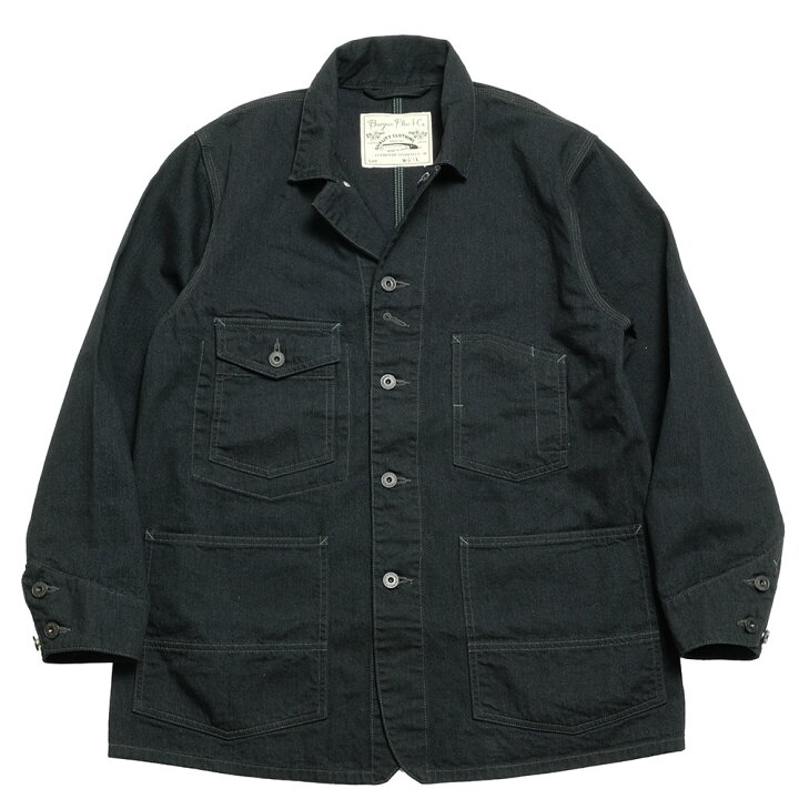 楽天市場】バーガスプラス BURGUS PLUS カバーオール 11oz ブラック 