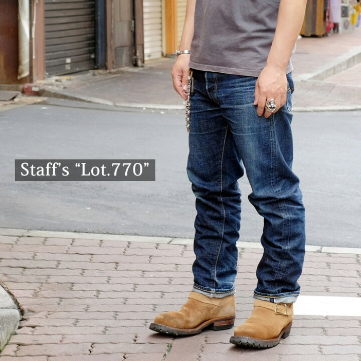 BURGUS PLUS バーガスプラス Lot 770 15oz Standard Selvedge Jeans 日本製 ジーンズ メンズ 岡山産 ストレート 1デニム ヒノヤ HINOYA ヒノヤ