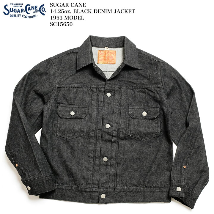 楽天市場】シュガーケーン SUGAR CANE SC15650 14.25oz ブラックデニム 