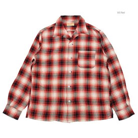 シュガーケーン SUGAR CANE SC29263 レーヨン オンブル チェック 長袖 オープンシャツ | ヒノヤ